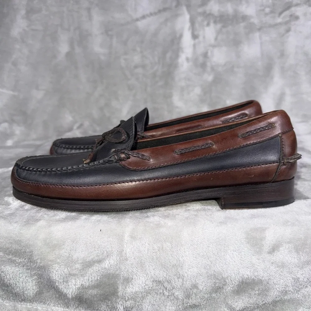 Cole Haan Men's Pinch Tassel Loafer Black & Brown 8.5‎ D Professional Preppy